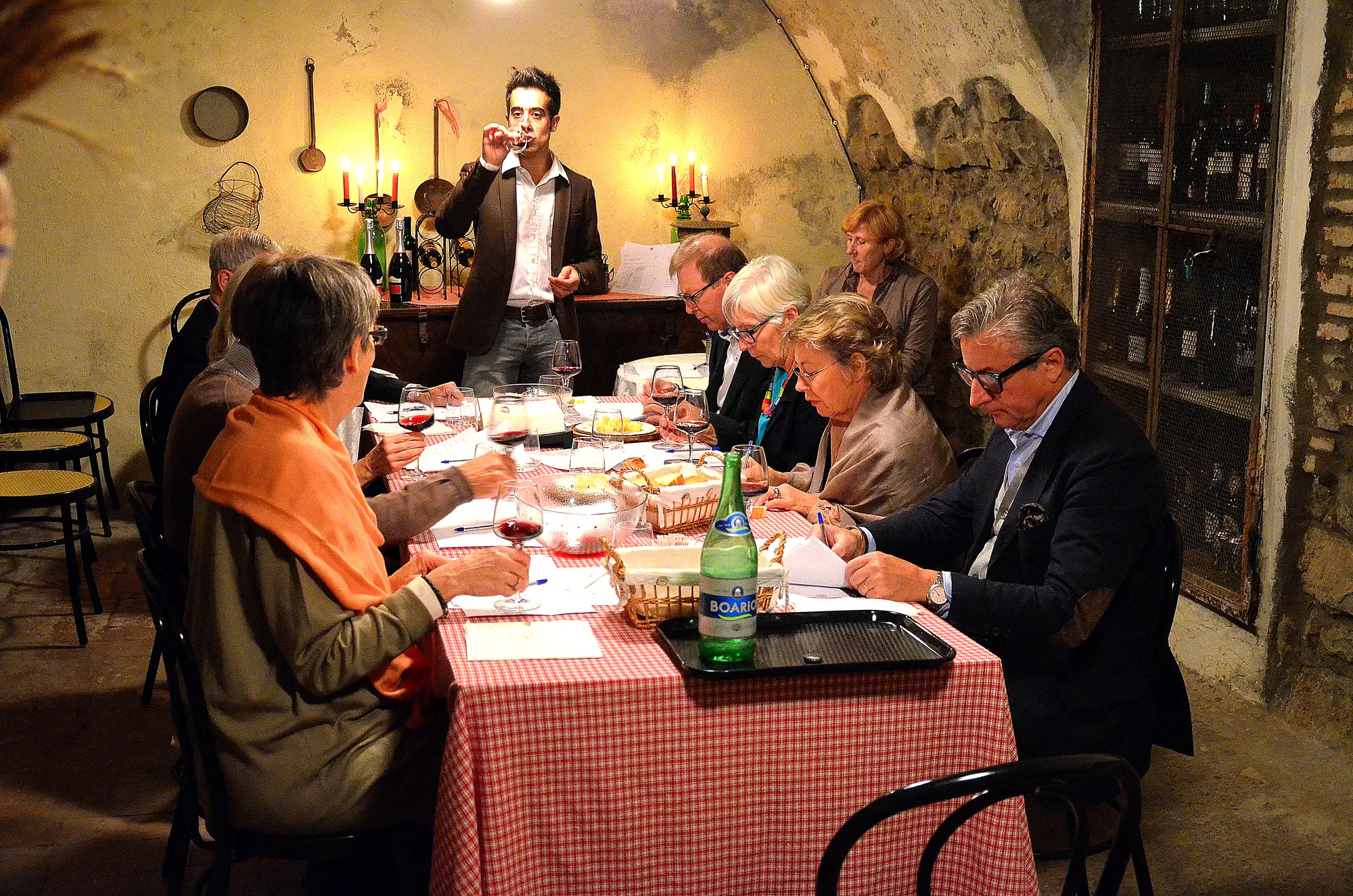 Une dégustation de vins